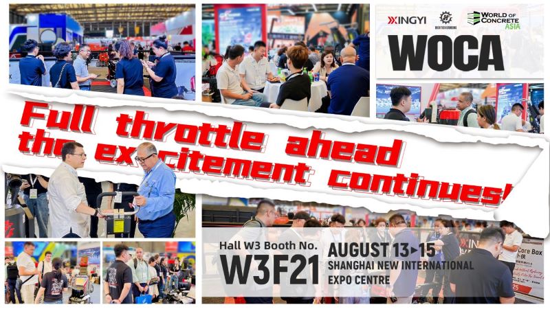 XINGYI Dominates WOCA 2025: 5 Revolutionary Concrete Grinders That Stole the Show